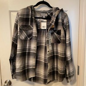 Carhartt Women’s Beartooth Hooded Flannel Shirt
